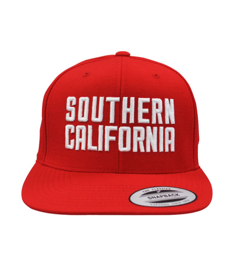 Southern California red snap back